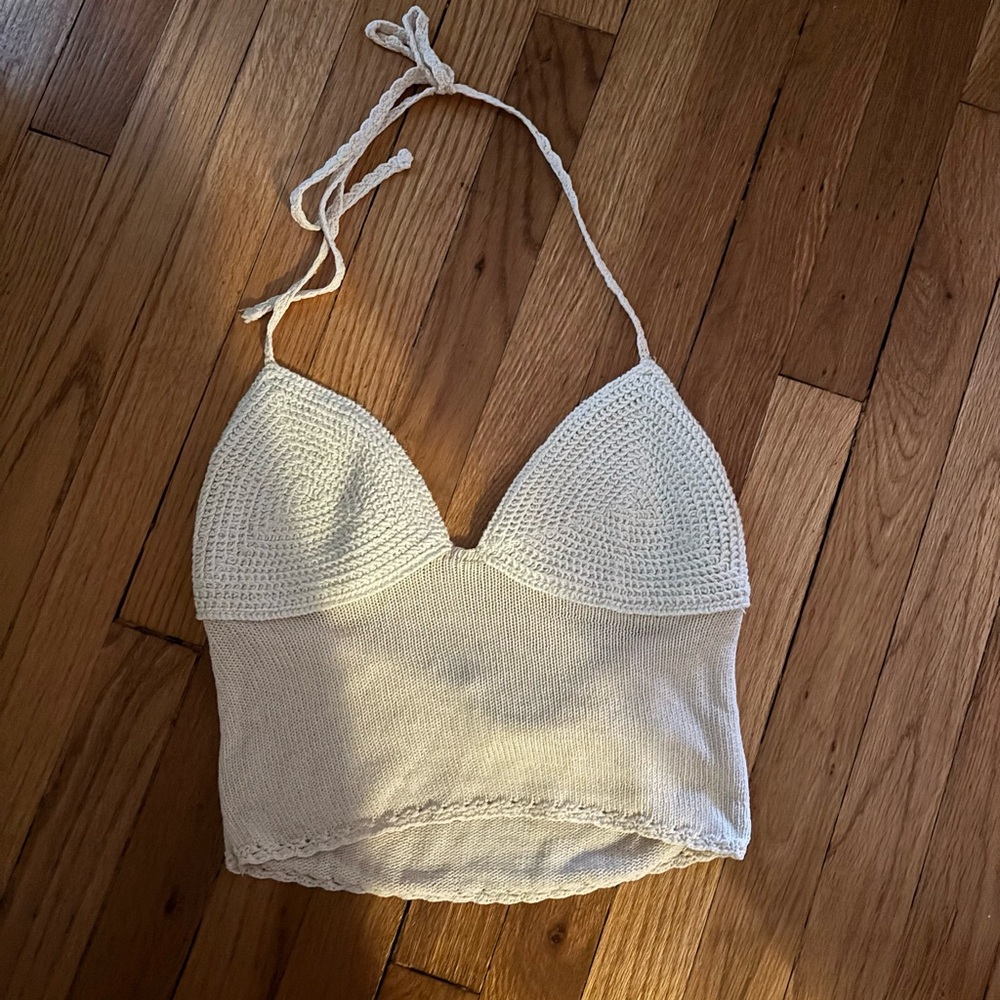 Zara Cream Knit Top